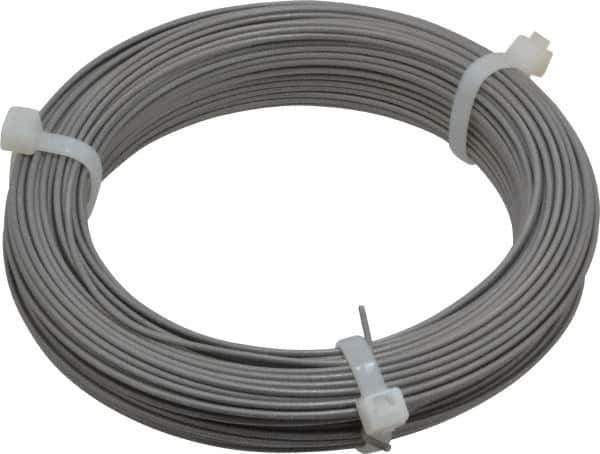 Value Collection - 24 Gage, 0.055 Inch Diameter x 124 Ft. Long, 302/304 Music Wire Coil - ASTM A580, 1 Lb. Shipping Weight - Industrial Tool & Supply