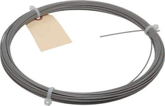 Value Collection - 26 Gage, 1/16 Inch Diameter x 95 Ft. Long, 302/304 Music Wire Coil - ASTM A580, 1 Lb. Shipping Weight - Industrial Tool & Supply