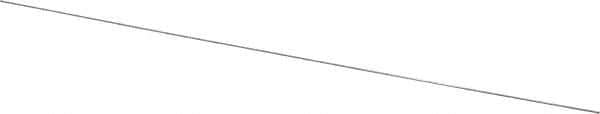 Value Collection - 16 Gage, 0.037 Inch Diameter x 1 Ft. Long, High Carbon Steel, Cut and Straightened Music Wire - ASTM A228 - Industrial Tool & Supply