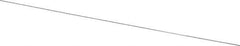 Value Collection - 16 Gage, 0.037 Inch Diameter x 1 Ft. Long, High Carbon Steel, Cut and Straightened Music Wire - ASTM A228 - Industrial Tool & Supply