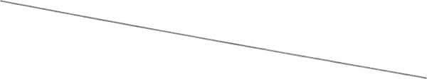Value Collection - 20 Gage, 0.045 Inch Diameter x 1 Ft. Long, High Carbon Steel, Cut and Straightened Music Wire - ASTM A228 - Industrial Tool & Supply