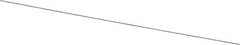Value Collection - 20 Gage, 0.045 Inch Diameter x 1 Ft. Long, High Carbon Steel, Cut and Straightened Music Wire - ASTM A228 - Industrial Tool & Supply