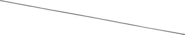 Value Collection - 25 Gage, 0.059 Inch Diameter x 1 Ft. Long, High Carbon Steel, Cut and Straightened Music Wire - ASTM A228 - Industrial Tool & Supply