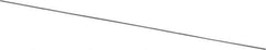 Value Collection - 25 Gage, 0.059 Inch Diameter x 1 Ft. Long, High Carbon Steel, Cut and Straightened Music Wire - ASTM A228 - Industrial Tool & Supply