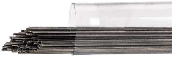 Value Collection - 8 Gage, 0.02 Inch Diameter x 1 Ft. Long, 302/304 Cut and Straightened Music Wire - ASTM A580 - Industrial Tool & Supply