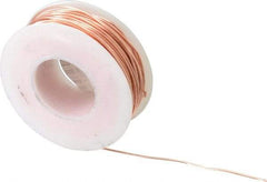 Made in USA - 20 Gage, 0.032" Diameter x 79' Long, Bare, Copper Bus Bar Wire - Pure Copper (ASTM B3) - Industrial Tool & Supply