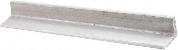 Value Collection - 1/8 Inch Thick x 1-1/4 Inch Wide, Aluminum Solid Angle - 48 Inch Long, Alloy 6061 - Industrial Tool & Supply