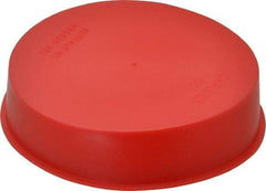 Caplugs - Press Fit Plug - 3 NPT" OD, Polyethylene, Red - Industrial Tool & Supply