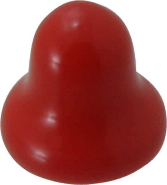 Caplugs - Flexible Push-In Plug - 5/16" OD, Vinyl, Red - Industrial Tool & Supply