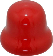 Caplugs - Flexible Push-In Plug - 5/8" OD, Vinyl, Red - Industrial Tool & Supply
