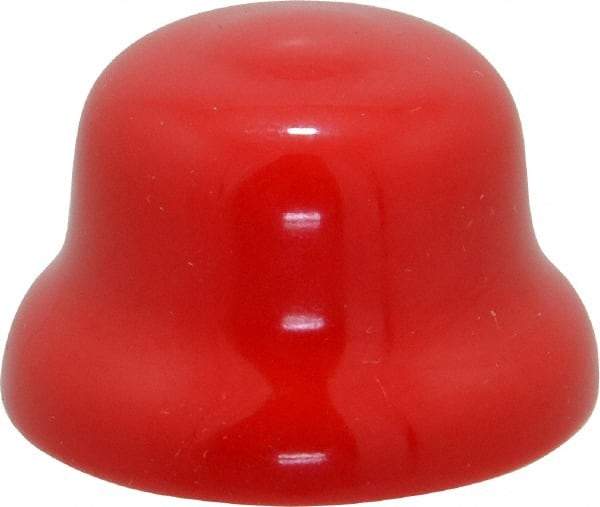 Caplugs - Flexible Push-In Plug - 3/4" OD, Vinyl, Red - Industrial Tool & Supply