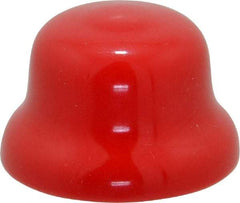 Caplugs - Flexible Push-In Plug - 3/4" OD, Vinyl, Red - Industrial Tool & Supply