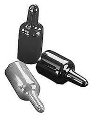 Caplugs - 7/8" ID, Pull-Tab Cap - Vinyl, Red - Industrial Tool & Supply