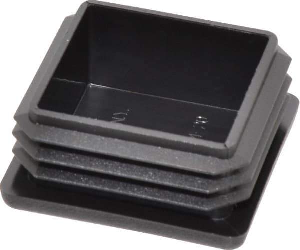 Caplugs - Square Head Plug - 1-1/2" OD, Polyethylene, Black - Industrial Tool & Supply