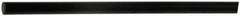 Made in USA - 2' Long, 2" Diam, Polyurethane Plastic Rod - 75D Hardness, Black - Industrial Tool & Supply