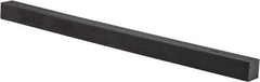 Made in USA - 1 Ft. Long x 3/4 Inch Wide x 3/4 Inch High, Polyurethane, Square Plastic Bar - Black, 80A Hardness, +/- 0.015 Tolerance - Industrial Tool & Supply