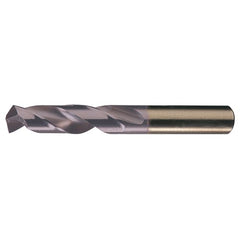 3/8 RHS / RHC HSS-CO 8% (M42) 135 Degree Split Point Heavy Duty Cobalt Screw Machine Drill - TiAlN - Exact Industrial Supply