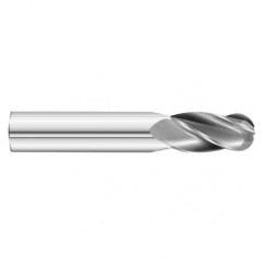 1/4 x 2 x 4-1/2 4 Flute Ball Nose  End Mill- Series 3200SD - Industrial Tool & Supply