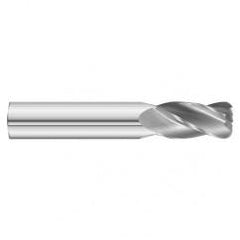 5/16 Dia. x 2-1/2 Overall Length 4-Flute .120 C/R Solid Carbide SE End Mill-Round Shank-Center Cut-Uncoated - Industrial Tool & Supply