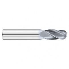 17/64 Dia. x 2-1/2 Overall Length 4-Flute Square End Solid Carbide SE End Mill-Round Shank-Center Cut-TiCN - Industrial Tool & Supply
