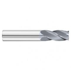 11/32 Dia. x 2-1/2 Overall Length 4-Flute Square End Solid Carbide SE End Mill-Round Shank-Center Cut-TiCN - Industrial Tool & Supply