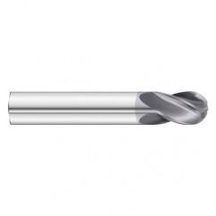 1" x 1 x 4 4 Flute Ball Nose  End Mill- Series 3200STB - Industrial Tool & Supply