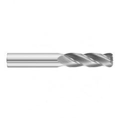 5/16 Dia. x 4 Overall Length 4-Flute .060 C/R Solid Carbide SE End Mill-Round Shank-Center Cut-Uncoated - Industrial Tool & Supply