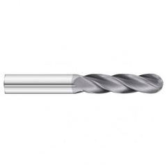 7/16 x 1 x 4 4 Flute Ball Nose  End Mill- Series 3200XL - Industrial Tool & Supply