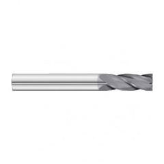 4mm Dia. x 64mm Overall Length 4-Flute Square End Solid Carbide SE End Mill-Round Shank-Center Cut-TiAlN - Industrial Tool & Supply