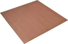 Value Collection - 0.064 Inch Thick x 12 Inch Square, Copper Sheet - Alloy 101 OFHC - Industrial Tool & Supply