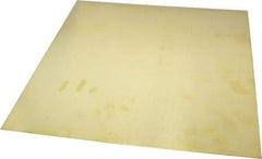 Value Collection - 0.04 Inch Thick x 12 Inch Wide x 12 Inch Long, Brass Sheet - Alloy 260 - Industrial Tool & Supply