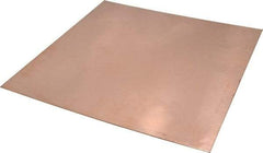 Value Collection - 0.043 Inch Thick x 12 Inch Square, Copper Sheet - Alloy 110 - Industrial Tool & Supply