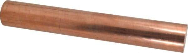 Value Collection - 1-3/4 Inch Diameter x 12 Inch Long, Copper Round Rod - Alloy 110 Copper - Industrial Tool & Supply