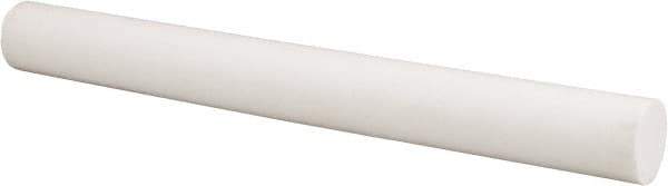 Made in USA - 1' Long, 1-1/4" Diam, PTFE (Glass-Filled) Plastic Rod - +0.005 Inch Length Tolerance - Industrial Tool & Supply
