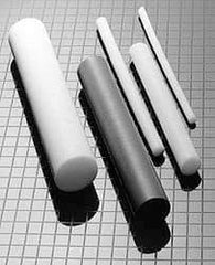 Made in USA - 5' Long, 1-1/2" Diam, PTFE (Glass-Filled) Plastic Rod - +0.005 Inch Length Tolerance - Industrial Tool & Supply
