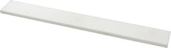 USA Sealing - 1' x 1-1/2" x 1/4" White PTFE (Virgin) Rectangular Bar - Industrial Tool & Supply