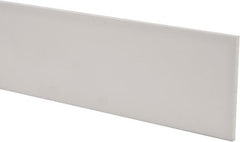 USA Sealing - 2' x 4" x 1/4" White PTFE (Virgin) Rectangular Bar - Industrial Tool & Supply
