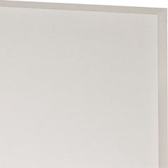 USA Sealing - 1' x 4" x 1/2" White PTFE (Virgin) Rectangular Bar - Industrial Tool & Supply