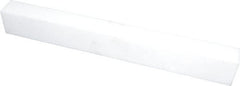USA Sealing - 1' x 1-1/2" x 1" White PTFE (Virgin) Rectangular Bar - Industrial Tool & Supply