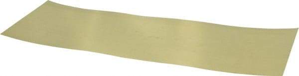 Made in USA - 10 Piece, 18 Inch Long x 6 Inch Wide x 0.005 Inch Thick, Shim Sheet Stock - Brass - Industrial Tool & Supply