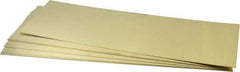 Made in USA - 10 Piece, 18 Inch Long x 6 Inch Wide x 0.025 Inch Thick, Shim Sheet Stock - Brass - Industrial Tool & Supply