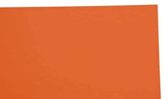 Made in USA - 1 Piece, 25" Wide x 50" Long Plastic Shim Stock Sheet - Coral (Color), ±10% Tolerance - Industrial Tool & Supply