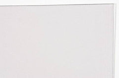 Made in USA - 1 Piece, 21" Wide x 51" Long Plastic Shim Stock Sheet - Clear (Color), ±10% Tolerance - Industrial Tool & Supply