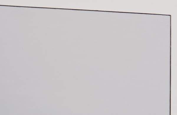 Made in USA - 1 Piece, 10" Wide x 20" Long Plastic Shim Stock Sheet - Clear (Color), ±10% Tolerance - Industrial Tool & Supply