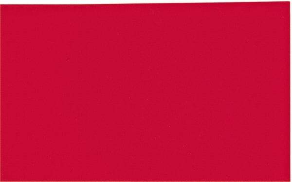 Made in USA - 1 Piece, 20" Wide x 20" Long Plastic Shim Stock Sheet - Red, ±10% Tolerance - Industrial Tool & Supply