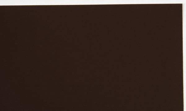 Made in USA - 1 Piece, 20" Wide x 20" Long Plastic Shim Stock Sheet - Brown, ±10% Tolerance - Industrial Tool & Supply