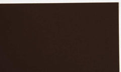 Made in USA - 1 Piece, 20" Wide x 20" Long Plastic Shim Stock Sheet - Brown, ±10% Tolerance - Industrial Tool & Supply