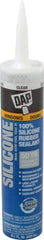 DAP - 10.1 oz Tube Clear RTV Silicone Joint Sealant - -40 to 400°F Operating Temp, 10 to 20 min Tack Free Dry Time, 24 hr Full Cure Time - Industrial Tool & Supply
