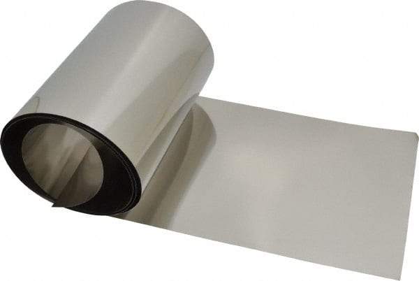 Made in USA - 50 Inch Long x 6 Inch Wide x 0.0015 Inch Thick, Roll Shim Stock - Stainless Steel - Industrial Tool & Supply