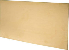 Made in USA - 2 Piece, 25 Inch Long x 6 Inch Wide x 0.025 Inch Thick, Shim Sheet Stock - Brass - Industrial Tool & Supply